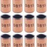 12PCS Oil-Free Self-Lubricating Sleeve Bearings for Machinery