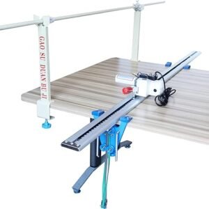 High-Speed Fabric Cutter with Digital Counter & 86.6" Rack