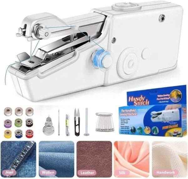 Portable Handheld Sewing Machine for Quick Repairs