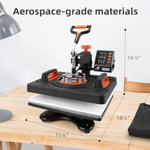 Versatile 9-in-1 Heat Press Machine for Custom Creations