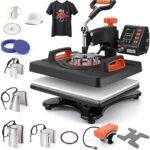 Versatile 9-in-1 Heat Press Machine for Custom Creations